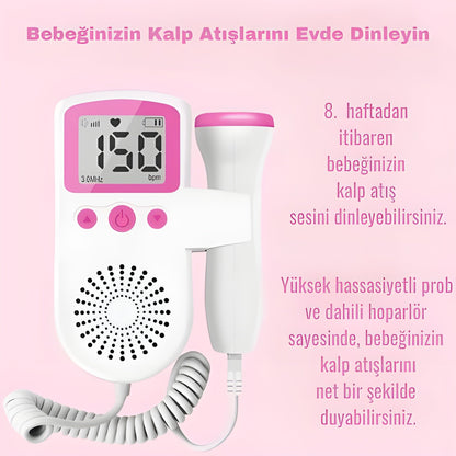 Babypulse Taşınabilir Bebek Kalp Atış Dinleme Cİhazı